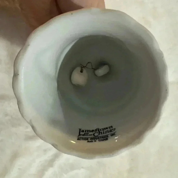 Vintage Christmas Holly & Ivy Dinner Bell Cottagecore Farmhouse MCM Holidays - Picture 6 of 11